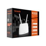 Tenda N300 wireless router Fast Ethernet Single-band (2.4 GHz) 4G White