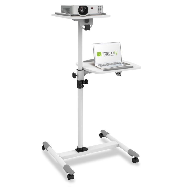 Techly Universal Trolley for Notebook / Projector White ICA-TB TPM-6