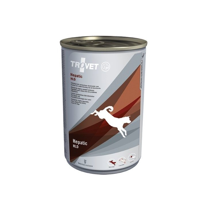 TROVET Hepatic HLD Chicken - Wet dog food - 400 g
