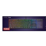 Trust GXT 866 TORIX keyboard Gaming USB QWERTY US International Black