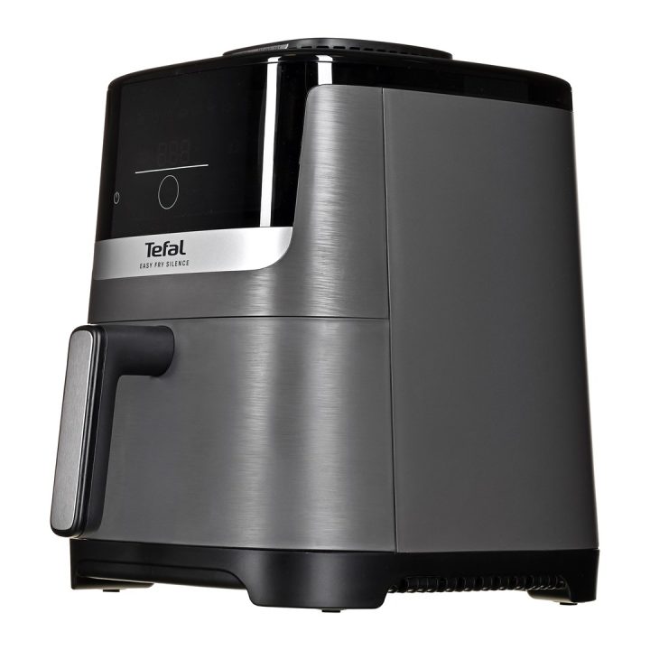 Tefal Easy Fry Silence EY551HE0 fryer Single 5 L Stand-alone Hot air fryer Black Grey Stainless steel