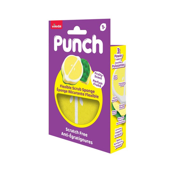 Vileda Punch Flexible Sponge Lemon 1 pc.