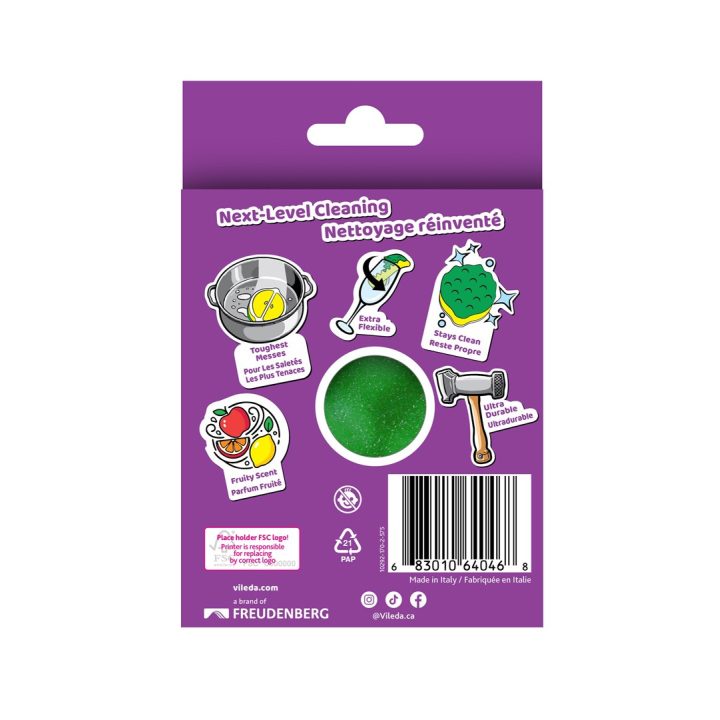Vileda Punch Flexible Sponge Lemon 1 pc.