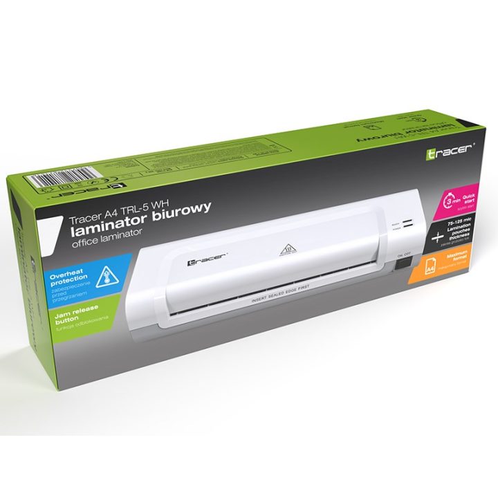 Tracer TRL-5 WH Hot Laminator 280 mm/min White