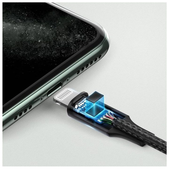 Ugreen 70509 mobile phone cable Silver 1 m 3.5mm Lightning