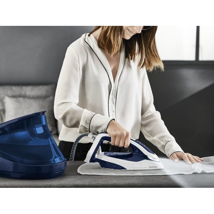 Tefal Pro Express Vision GV9812 3000 W 1.1 L Durilium AirGlide Autoclean soleplate Blue White