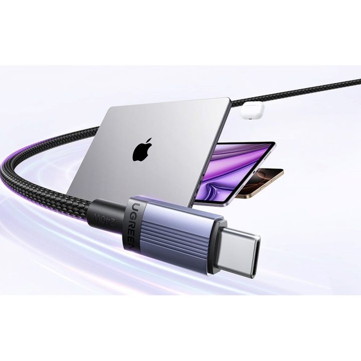Ugreen L528 USB-C to USB-C cable 240 W 3 m Black