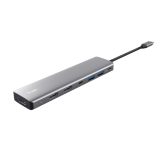 Trust 25661 interface hub USB Type-C Aluminium