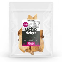UNISZKI Calf ear - dog treat - 10 pieces
