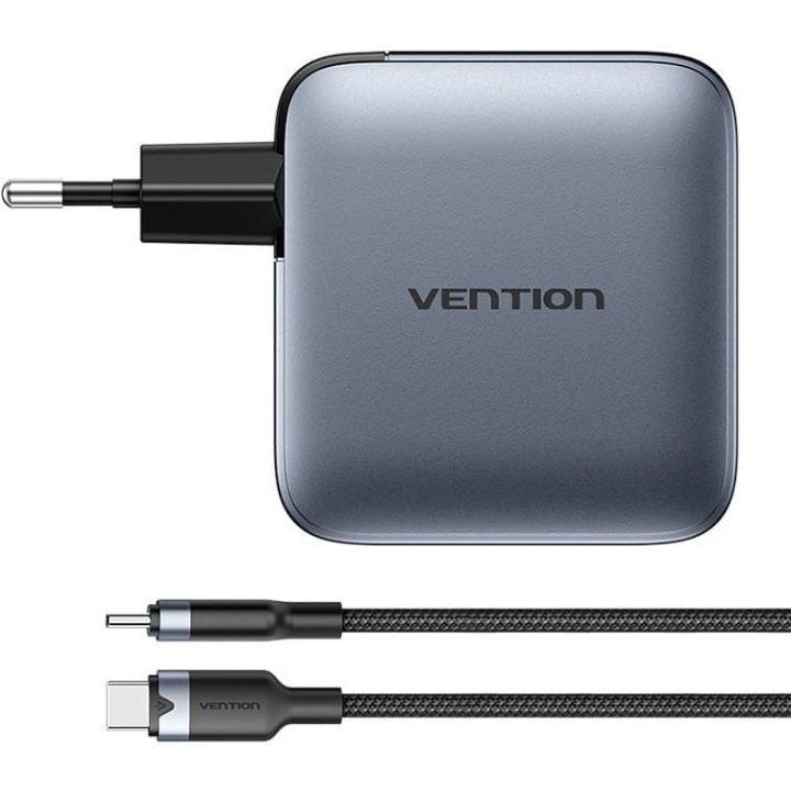 Vention 100W charger 1xUSB-A 3xUSB-C + cable
