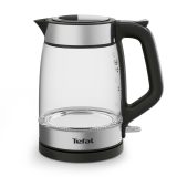 Tefal Glass Kettle KI605830 electric kettle 1.7 L 2200 W Black Silver Transparent