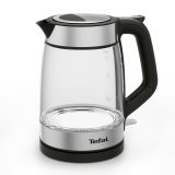 Tefal Glass Kettle KI605830 electric kettle 1.7 L 2200 W Black Silver Transparent