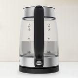 Tefal Glass Kettle KI605830 electric kettle 1.7 L 2200 W Black Silver Transparent