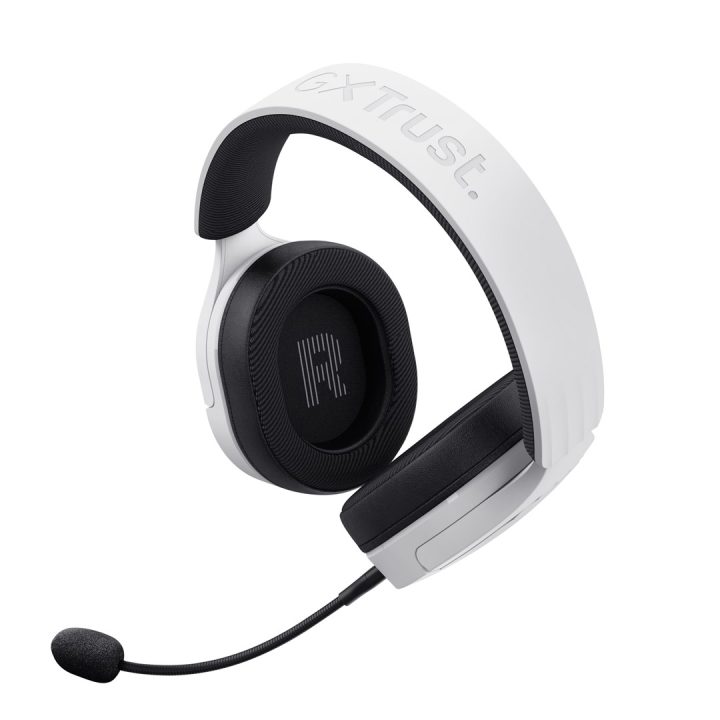 Trust GXT 491W FAYZO Headset Wired & Wireless Head-band Gaming USB Type-C Bluetooth Black White
