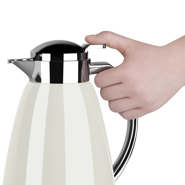 Tefal K30340 vacuum flask 1 L Stainless steel White