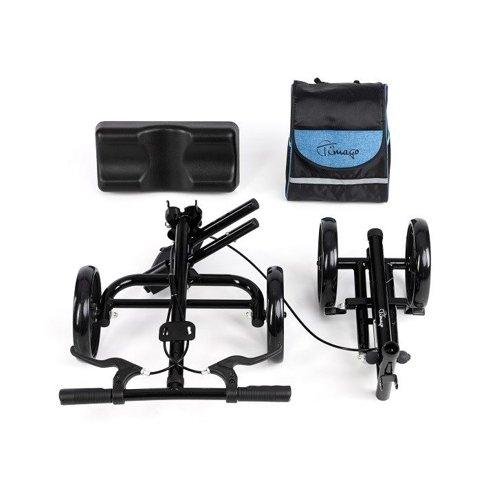 Rehabilitation support with Knee Walker support