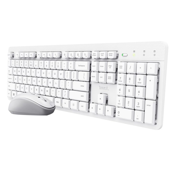 Trust Ody II Wireless US - set (keyboard + mouse) white