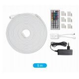 Vention Silicone Neon LED strip with IR remote control and 12V DC power supply 5m