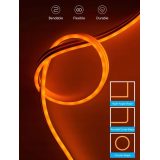 Vention Silicone Neon LED strip with IR remote control and 12V DC power supply 5m
