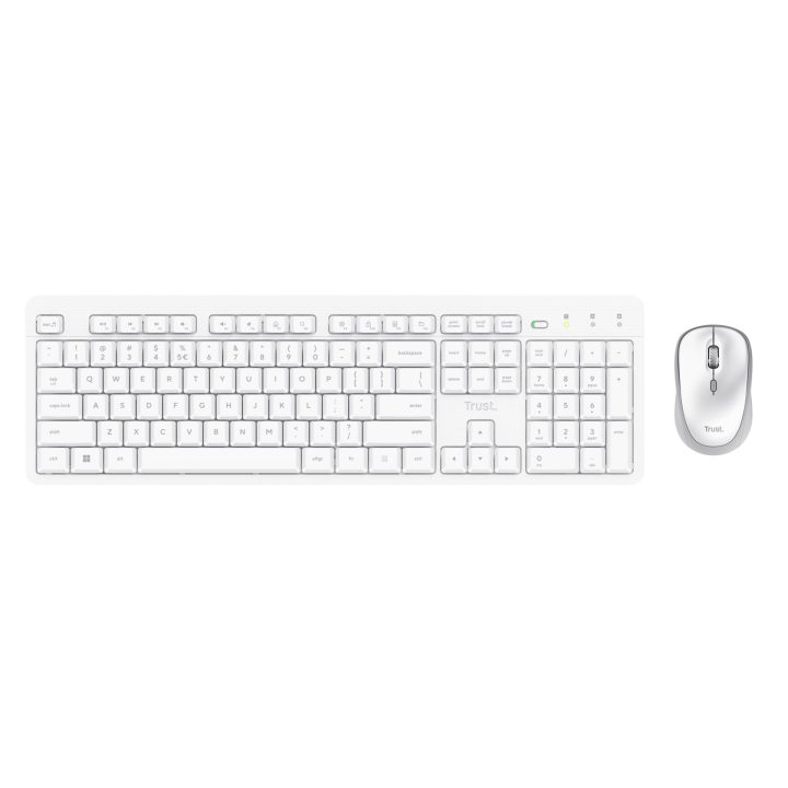 Trust Ody II Wireless US - set (keyboard + mouse) white