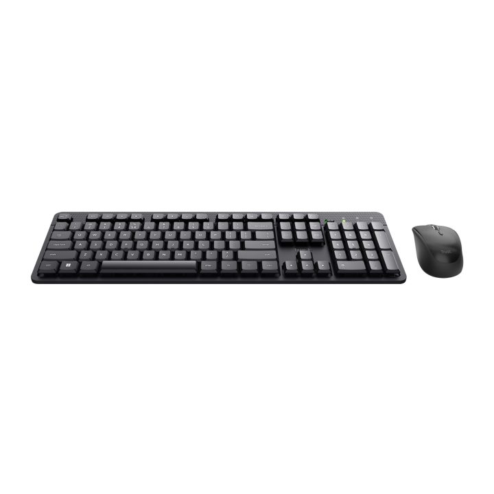 Trust Ody II keyboard Mouse included Universal RF Wireless QWERTY US English Black