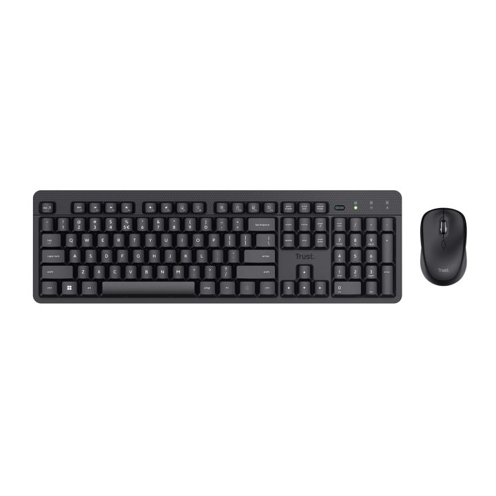 Trust Ody II keyboard Mouse included Universal RF Wireless QWERTY US English Black
