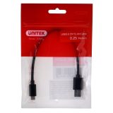 UNITEK CABLE USB-C - USB-A 3.1 M/M 0.25M Y-C490BK