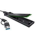 Trust 25806 storage drive enclosure SSD enclosure Black