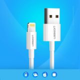 UGREEN NICKEL-PLATED LIGHTNING CABLE 1 METRE WHITE