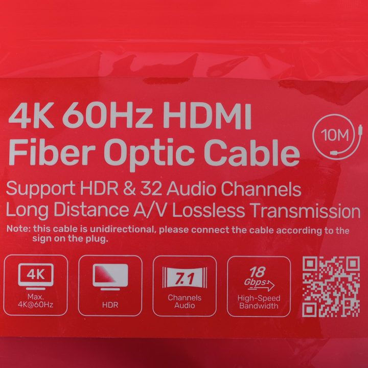UNITEK HDMI CABLE 2.0 4K 60HZ AOC 10M