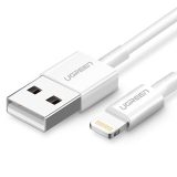 UGREEN NICKEL-PLATED LIGHTNING CABLE 1 METRE WHITE