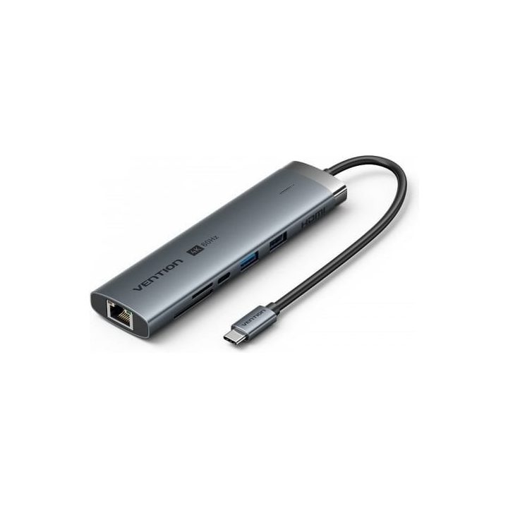 Vention USB-C 9-in-1 4K 60Hz 100W docking station