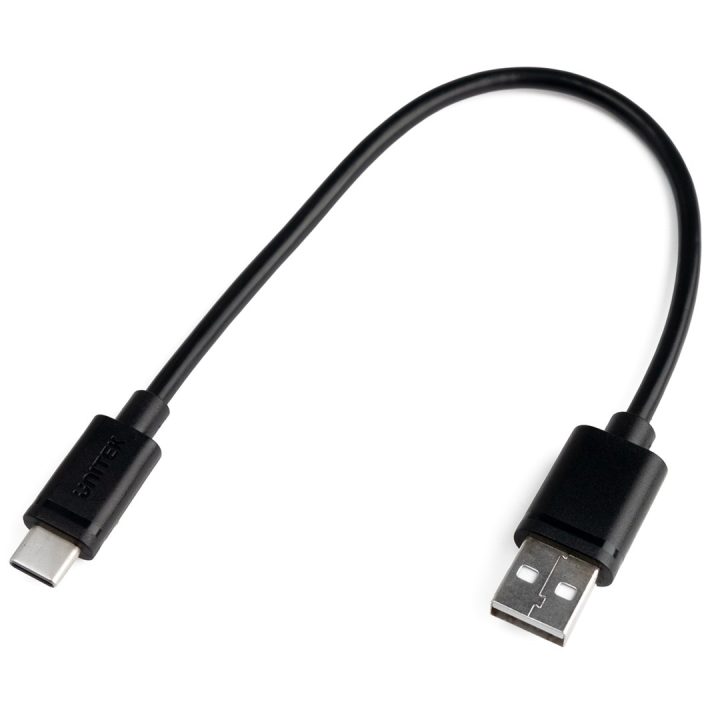 UNITEK USB CABLE USB-A — USB-C 25CM Y-C480BK