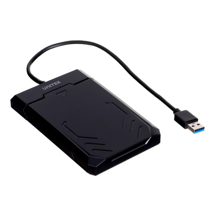 UNITEK Y-3036 storage drive enclosure 2.5 HDD/SSD enclosure Black