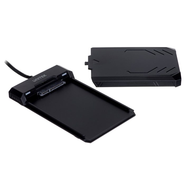 UNITEK Y-3036 storage drive enclosure 2.5 HDD/SSD enclosure Black
