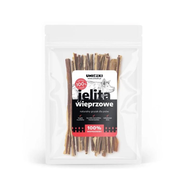 UNISZKI Pork intestines – dog treat – 100 g