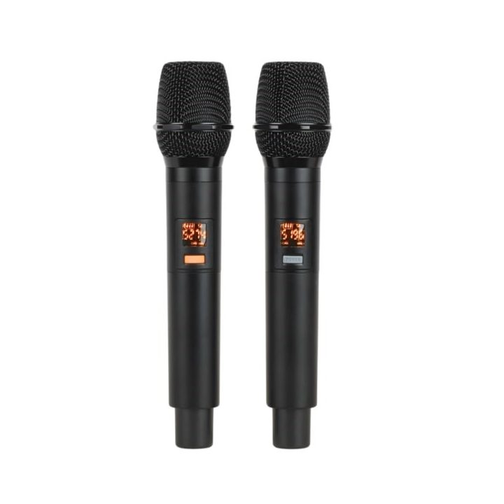 V-TONE BQ12 GO MP3 - active 8 battery-powered speaker with wireless microphone and remote control black