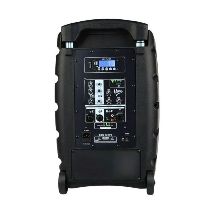 V-TONE BQ12 GO MP3 - active 8 battery-powered speaker with wireless microphone and remote control black