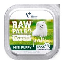 VETEXPERT Raw Paleo Pâte Mini Puppy Duck - wet dog food - 150g
