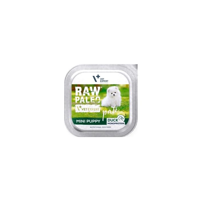 VETEXPERT Raw Paleo Pâte Mini Puppy Duck - wet dog food - 150g