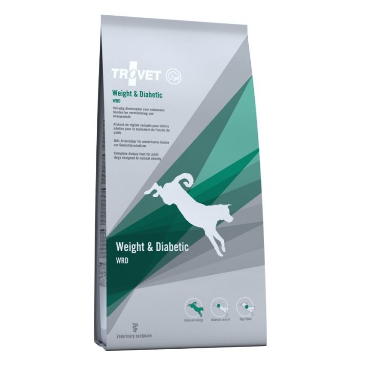 TROVET Weight & Diabetic WRD Chicken - dry dog food - 3kg