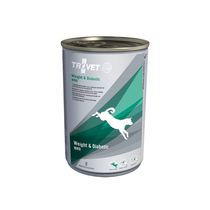 TROVET Weight & Diabetic WRD with chicken - Wet dog food - 400 g