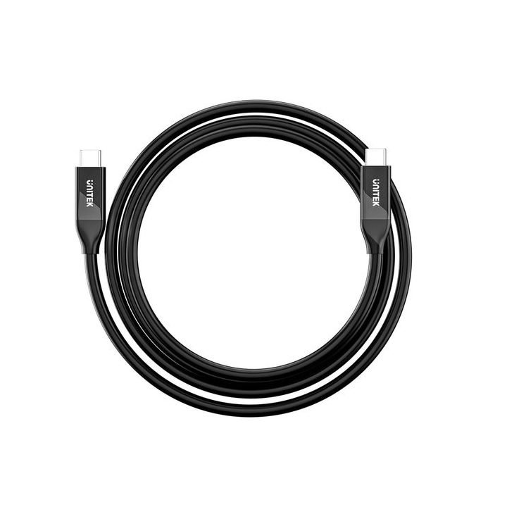 UNITEK C14100ABK01-2M USB cable USB4 Gen 2x2 USB C 40 Gbit/s 240 W Black