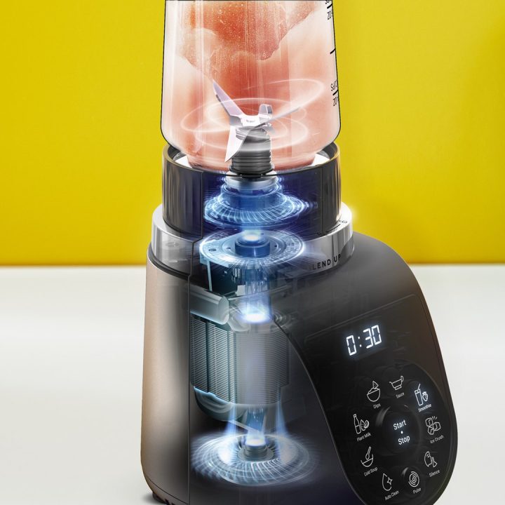 Tefal Blend Up BL190AF0 blender 0.85 L Tabletop blender 1000 W Beige Black Transparent
