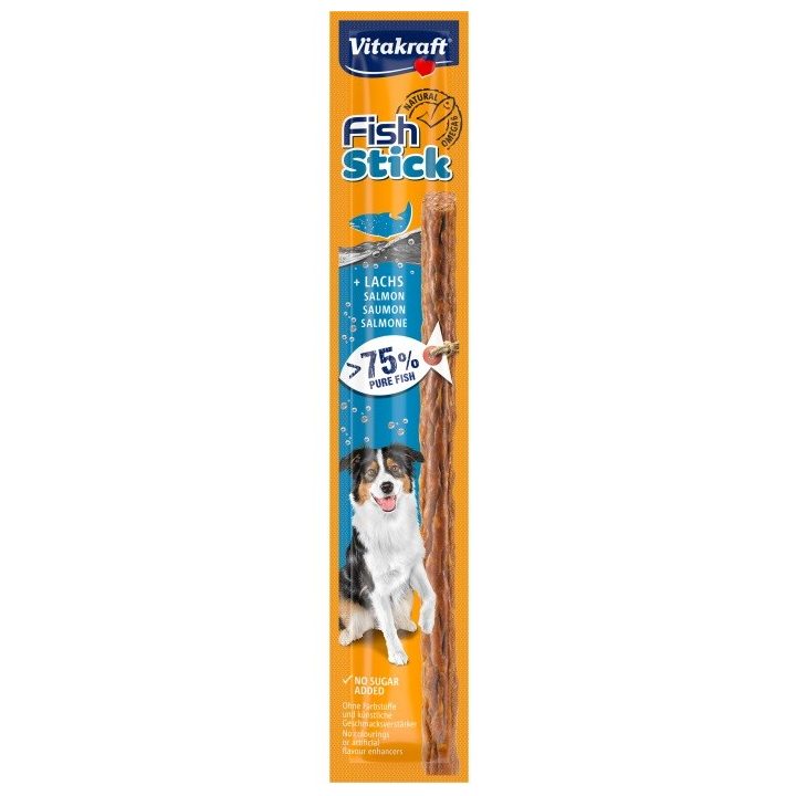 VITAKRAFT Fish Stick Salmon - dog treat - 15 g