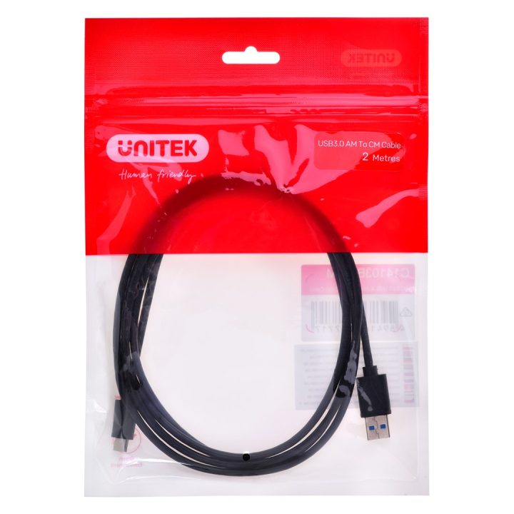 UNITEK CABLE USB-C USB-A 5 GBPS 2M