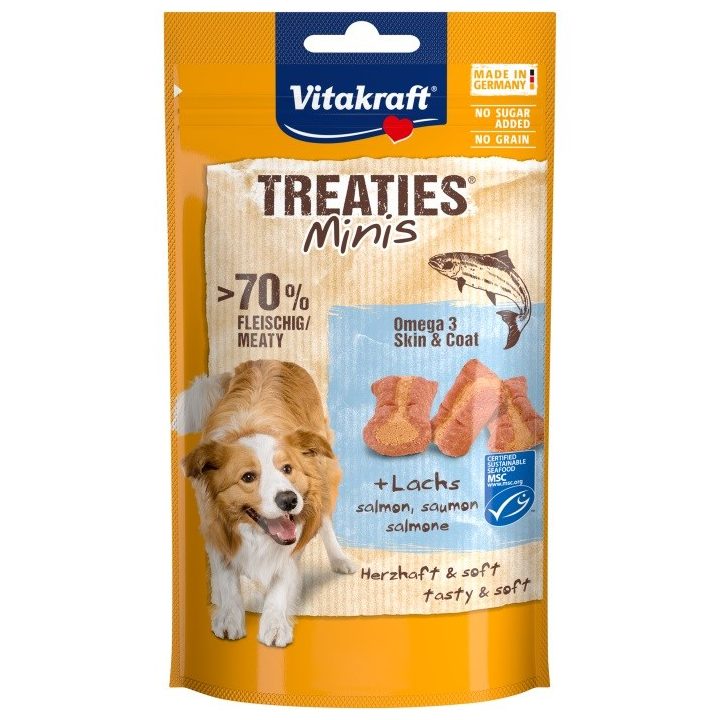 VITAKRAFT Treaties Minis Salmon - dog treat - 48 g