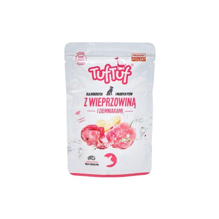 TUF TUF with pork and potatoes - wet dog food - 300g