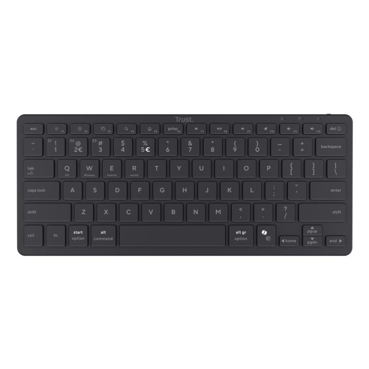 Trust Nado II keyboard Home/Office USB + Bluetooth QWERTY US English Black