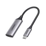 Ugreen 70444 video cable adapter HDMI Type A (Standard) USB Type-C Aluminium Black
